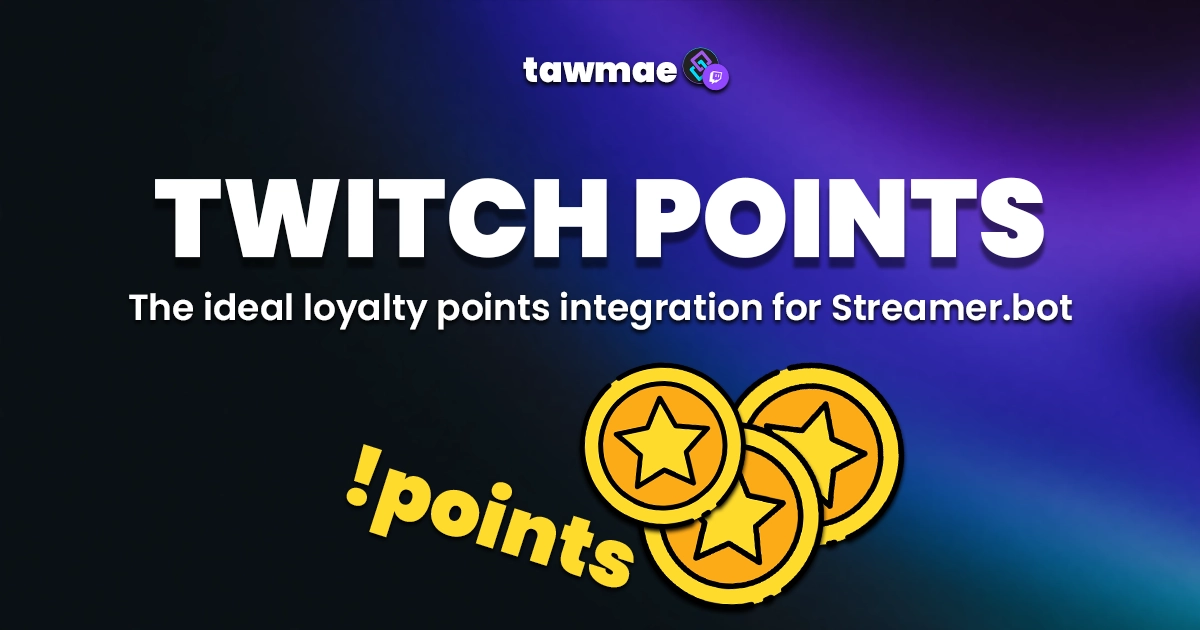 TWITCH POINTS Streamer.bot Extension