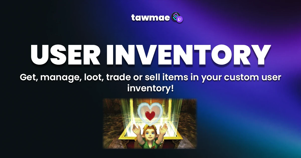 USER INVENTORY Streamer.bot Extension