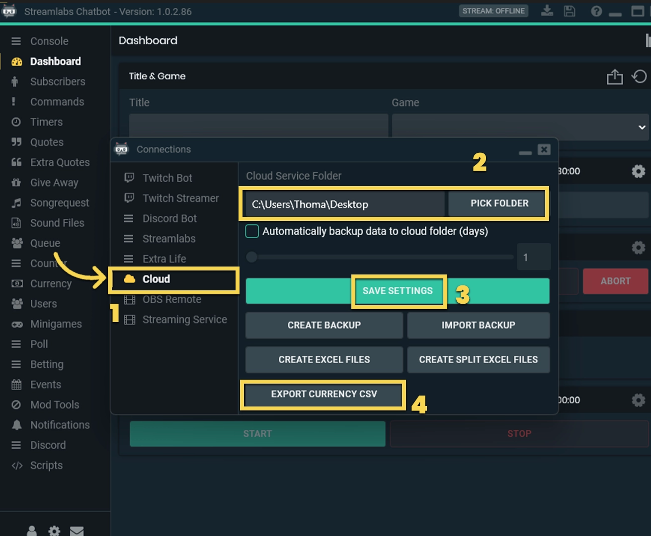 How To Export Streamlabs Currency CSV