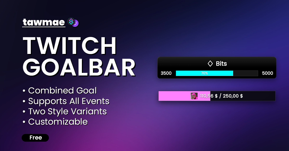 Twitch Goalbar preview